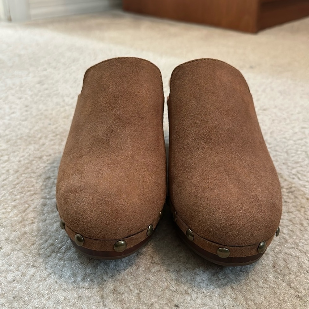 Style and co. Clog chunky heels with studs.
